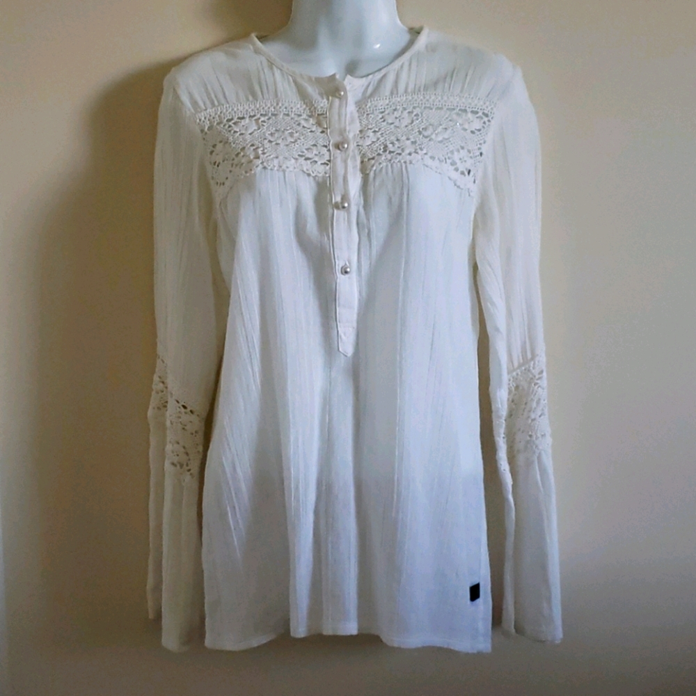 Cotton long sleeve top
